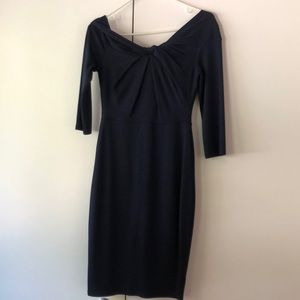 Anthropologie Bailey Navy Midi Dress